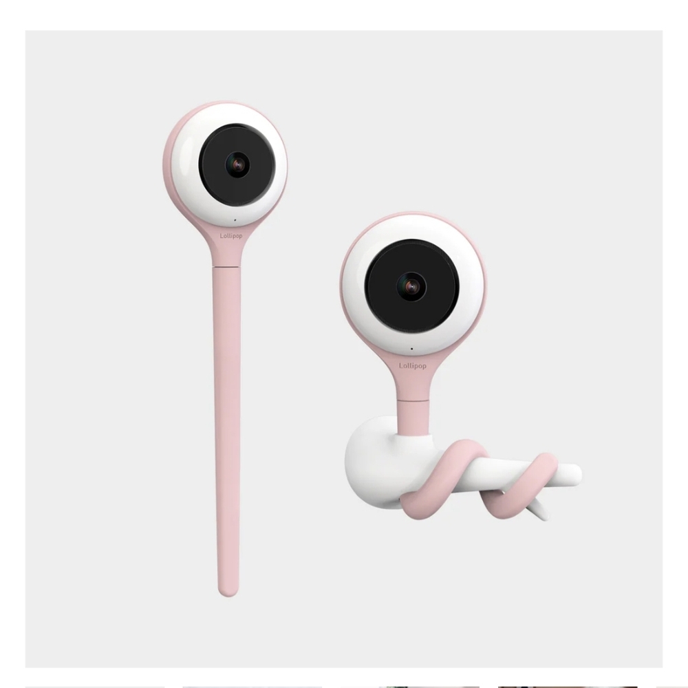 Lollipop Baby Camera in Pink and White